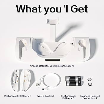 Amazon.com: Upgraded Charging Dock for Oculus Quest 2